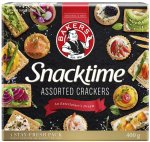 Bakers Snacktime Crackers Assorted Biscuit
