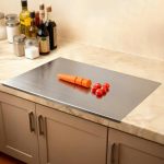 Gvuhr 304 Stainless Steel Cutting Board For Kitchen- Large L-shaped Bread Board Double-sided Chopping Board For Baking Non Adhes