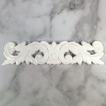 JP578 White Resin Head Swirl Fleur White