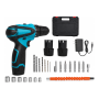 12V Cordless Impact Drill Set With Batteries And Accessories