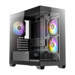 Syntech Antec CX300M Micro-atx Itx Argb Mini-tower Gaming Chassis - Black