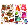 Kids 5D Wall Art Stickers Owl - 2-PACK Bundle - Option 4