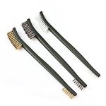 Origlam MINI Wire Brush Set Paint And Dirt Remover Cleaning Welding Slag And Rust Handy Steel Nylon Brass Brush Suitable For