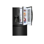 LG 624L Instaview French Door Fridge - Matte Black