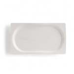 Rectangular Ceramic Serving Platter White