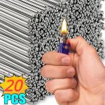20-PACK Low Temperature Welding Rods For Metal Repair - Works On Copper Iron Aluminum & Stainless Steel Non-toxic & Lead-free Ma