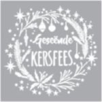 Stencil Geseende Kersfees
