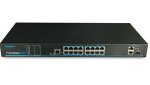 Planet 16 Port Poe Managed Switch 4GB And 4 Sfp Uplink Ports