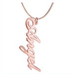 CNE106964 - Sterling Silver Name Necklace Also Available In Plated Gold And Rose Gold