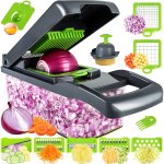 14 In 1 Multifunctional Vegetable Chopper Cutter Vegetable Dicer Slicer Cutter Mandoline Onion Chopper For Onion Potato Tomato C