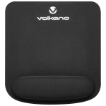 Volkano Rest Series Gel Mousepad - Black VK-20023-BK