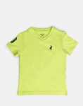 Polo Kids James V-neck Chartreuse T-Shirt - 13-14 Green