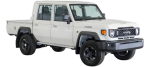 Toyota Land Cruiser Pickup 79 Double Cab 4.2D 4.5D V8 2.8GD6 2024-DATE Cotton Canvas Seat Covers