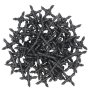 Cross Barbed Connectors For 4/7MM Drip Irrigation Micro Tube 100 Pieces