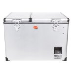Snomaster 56L Stainless Steel Portable Fridge Freezer Dual Compartment - SMDZ-CL56D