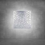 House Number D11 - 500 X 500 Matt White Cool White