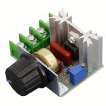 1PC Voltage Regulator 2000 Watt Ac 50 - 220 Volt Dimmer Scr Power Regulator Motor Speed Controller Home Improvement Regulators 2