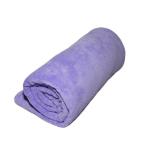 Hemmed Coral Fleece Blankets - Various Colours & Sizes - Size: 90 Cm X 150 Cm Lilac
