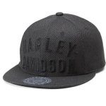 Men’s Staple Novelty Cap – Black Herringbone