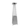 Alva Designer Quartz Gas Split Pole Patio Heater Stainless Steel