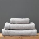 Luxury Egyptian Cotton Zero Twist Face Cloth - Light Grey
