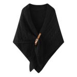 Wajuemy Pashmina Shawl Wraps For Women Cross Sweater Shawl And Wrap Cardigan Cape Knit Cashmere Front Poncho Shoulder Top Fashio