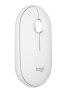 Logitech Pebble Mouse 2 M350S - Tonal White