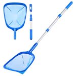 Pool Skimmer - Pool Net With 3 Section Pole 48 Inch Pool Skimmer Net With Pole Total Length Pool Nets For Cleaning Fine Mesh