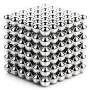 Magnetic Balls Spheres – 216 Piece Building Set – Silver- 5MM
