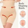 Waist Support Safety Pants Waist Lift Hip Lift Belly Fitness Women Non-slip No Curl Shorts Summer Thin Type Large Size