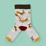 Mens Springbok "stag Party" Socks Assorted Colours - Khaki