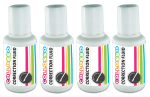 Correction Fluid With Brush 20ML - Pack Of 4