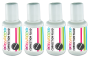 Correction Fluid With Brush 20ML - Pack Of 4
