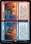 Double Jump Flying Kick Teenage Mutant Ninja Turtles Commander - Damaged Foil