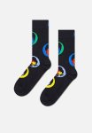 Beatles Bright Spot Sock - Black