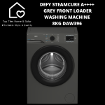 Defy Steamcure A+++ Grey Front Loader Washing Machine - 8KG DAW396