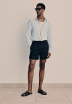 Regular Fit Linen Shirt - Light Blue