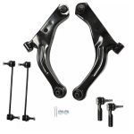 6PC K80400 K80399 ES3631 K80296 Pair Front Lower Control Arm Ball Joint Tie Rod Replacement For Ford Escape Replacement For Merc