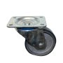 Blue Pu On Cast Iron Castor 360 Series Ptb