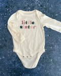 GAP Beige Little Sister Baby Grow 0 3M