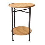 Rattan Side Table 2 Tier