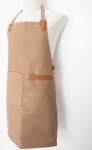 Pdj Cotton Canvas & Leather Aprons – Beige