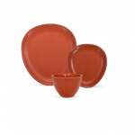 12 Piece Dinner Set Orange