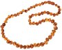 Baltic Amber Adult Necklace - Cognac