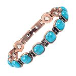 Magvivace Women's Pure Copper Magnetic Bracelet With Magnet Copper Jewelry Gift B