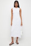 Superbalist Crinkle Midi Drop Waist Dress - White