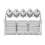 8 Piece Spice Set Grey