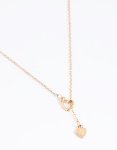 Goldair Gold Heart Thread Necklace