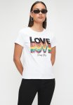 Sissy Boy Maxime: Regular Fit Multi-technique Logo Top - White