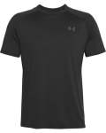 Men's Ua Tech 2.0 Textured Short Sleeve T-Shirt - Black Pitch Gray 3XL